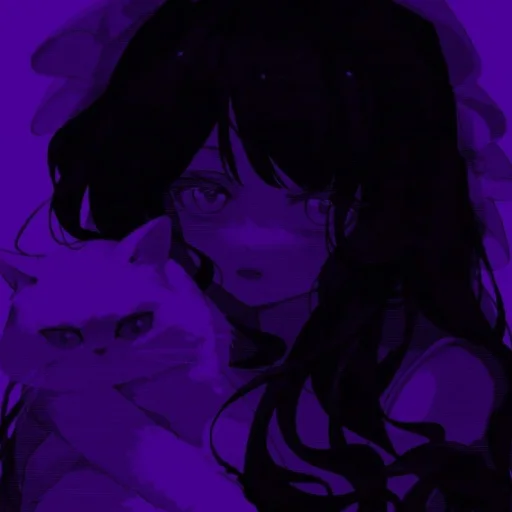 Violet (anime chan) sticker 💜