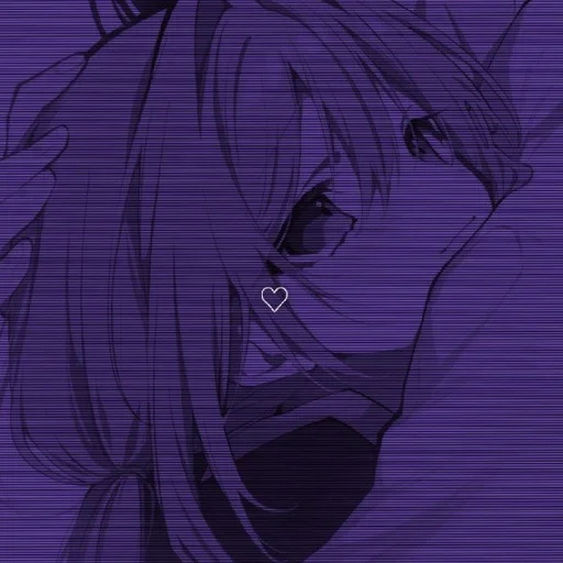 Стікер Violet (anime chan) 💜