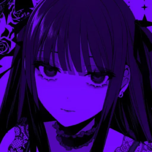 Violet (anime chan) stiker 💜