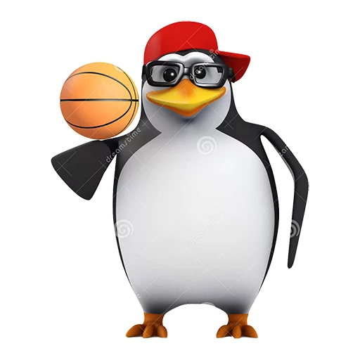 Dank 3d stock penguins emoji 🏀