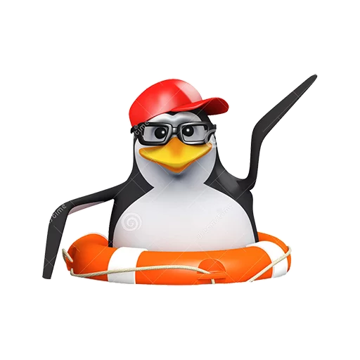 Стикер Telegram «Dank 3d stock penguins» 🏊