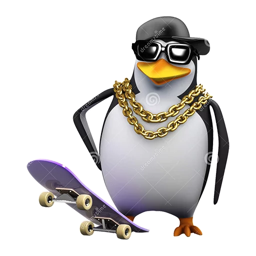 Dank 3d stock penguins emoji 🏂