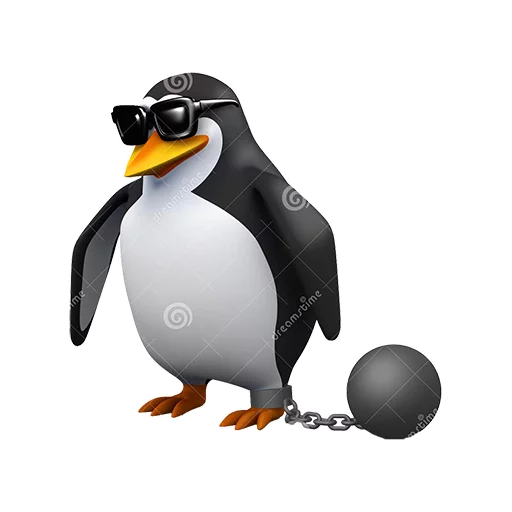 Telegram Sticker «Dank 3d stock penguins» 🎳