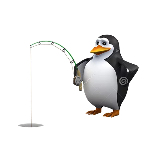 Эмодзи Dank 3d stock penguins 🎣