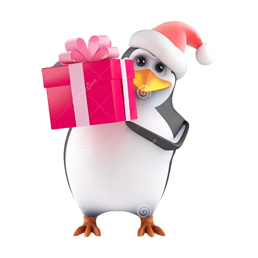 Стикер Telegram «Dank 3d stock penguins» 🎁