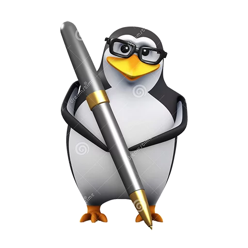 Telegram stiker «Dank 3d stock penguins» 🖊