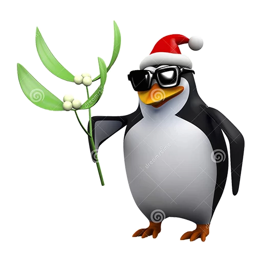 Telegram stiker «Dank 3d stock penguins» 🌱
