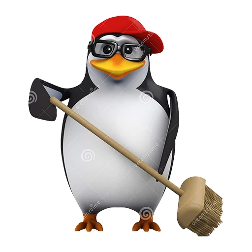 Telegram stiker «Dank 3d stock penguins» ✨