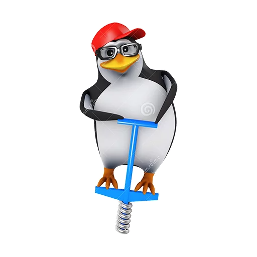 Dank 3d stock penguins sticker 😝