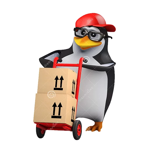 Dank 3d stock penguins sticker 🏋