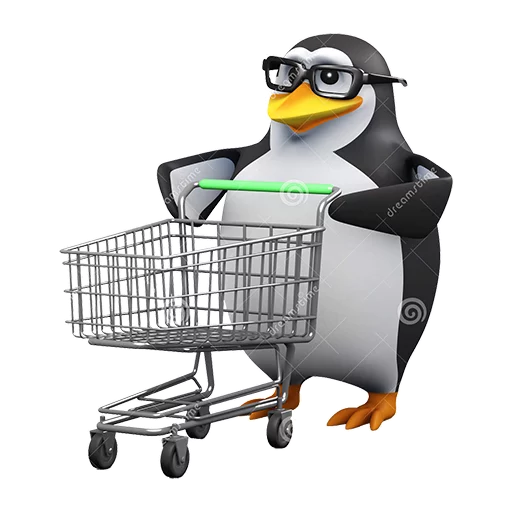 Dank 3d stock penguins emoji 🛍