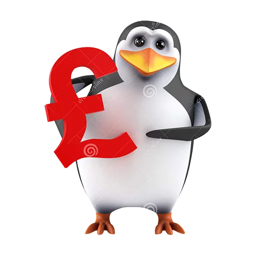 Dank 3d stock penguins sticker 💷