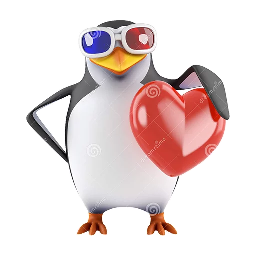 Dank 3d stock penguins emoji ❤