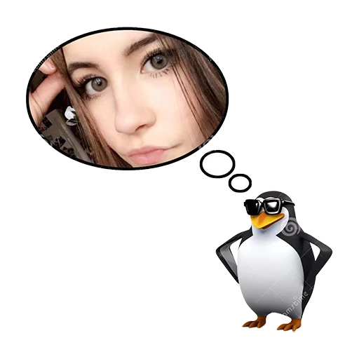 Dank 3d stock penguins emoji 💭