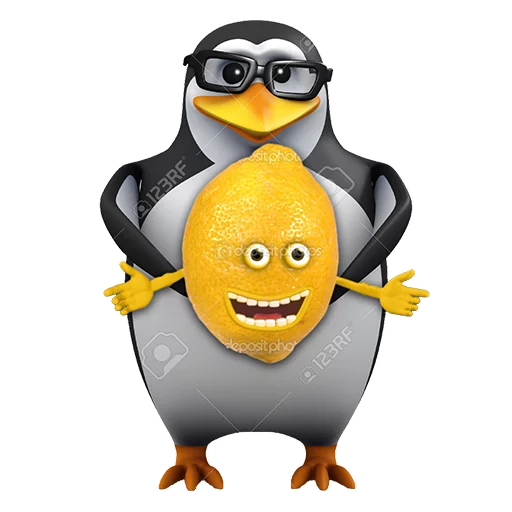 Dank 3d stock penguins emoji 🍋