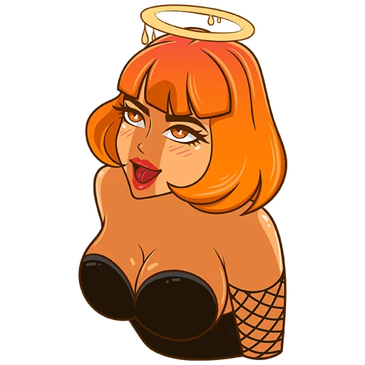 Chili Devil & Honey Angel sticker 🤩