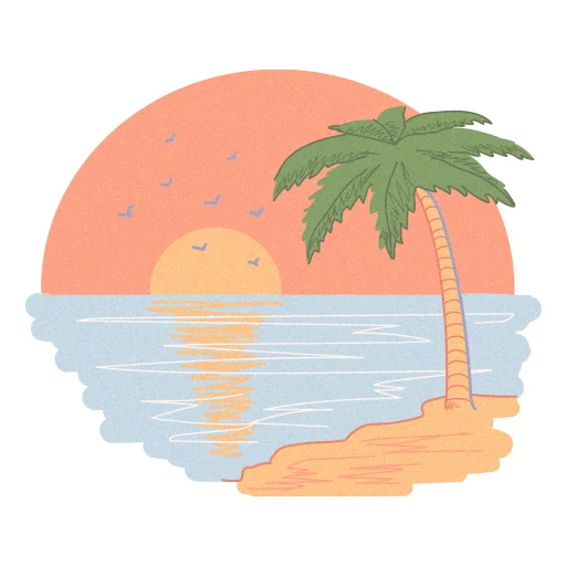 Summer day sticker 🌴