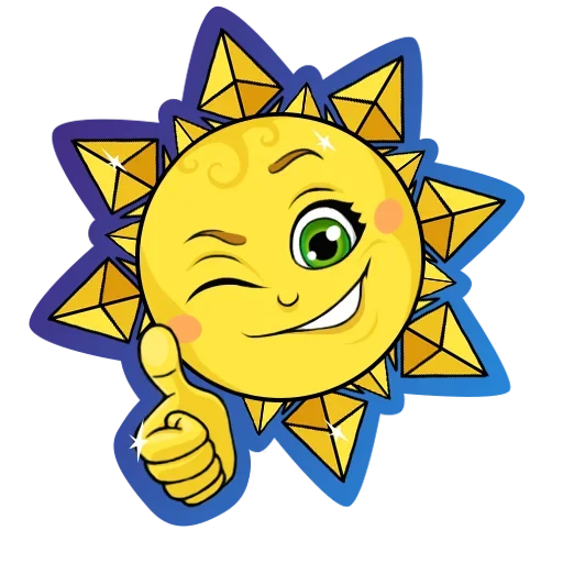 Telegram Sticker «Sun» 😉