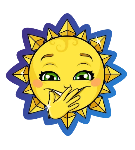 Telegram Sticker «Sun» 🤭