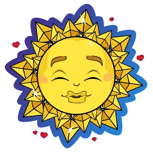 Telegram Sticker «Sun» 🥰