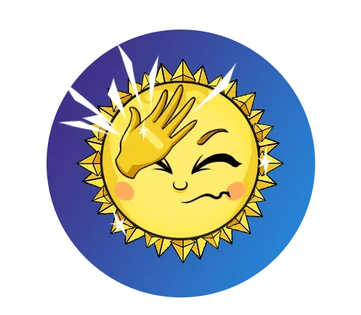 Telegram Sticker «Sun» 🤦‍♂️