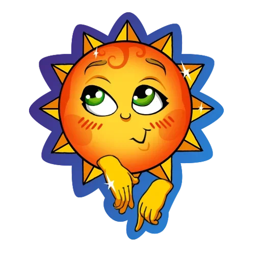 Telegram Sticker «Sun» 🥺