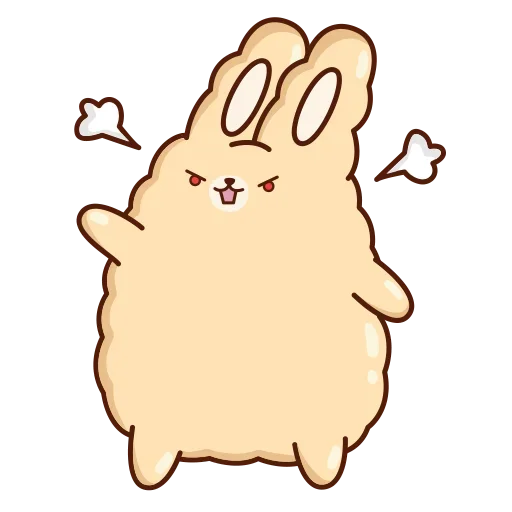 Кролик Супчик emoji 😡