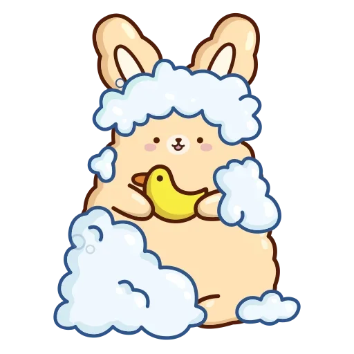 Кролик Супчик emoji 🛁
