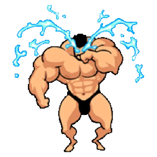 Super Muscle Man emoji 😭