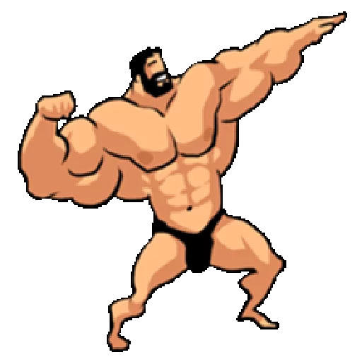 Super Muscle Man emoji 💪