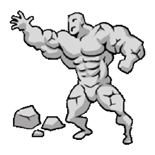 Super Muscle Man emoji 🚫