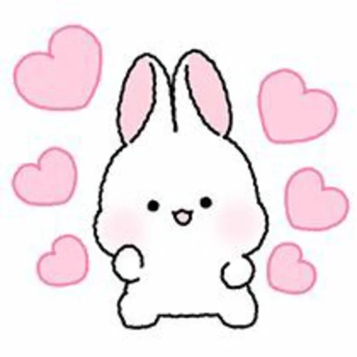 Rabbit Love emoji 🐇