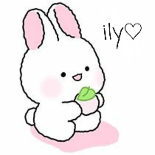 Rabbit Love emoji 🐇