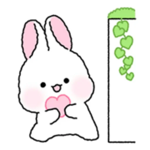 Rabbit Love stiker 🐇