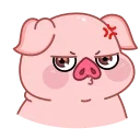 Свинка emoji 😠