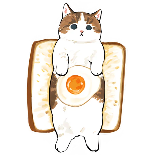 Telegram Sticker «Сладкие котята» 🍳