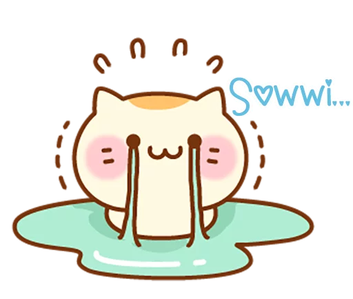Sweet Kitty emoji 😭