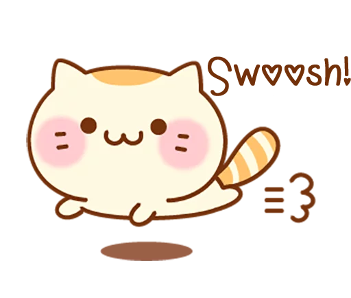 Telegram Sticker «Sweet Kitty» 🏃