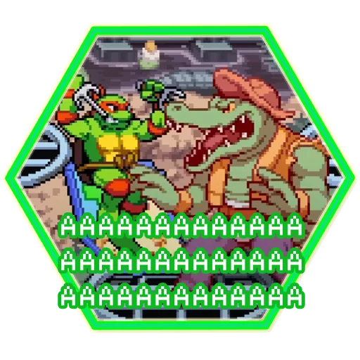 Telegram stiker «TMNT Shredders Revenge» 😳