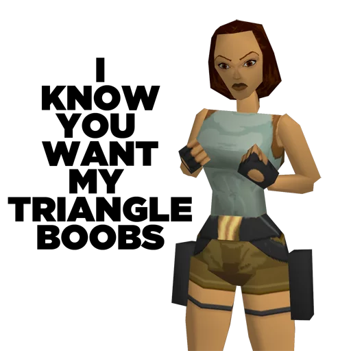 Эмодзи Tomb Raider Memes 👅