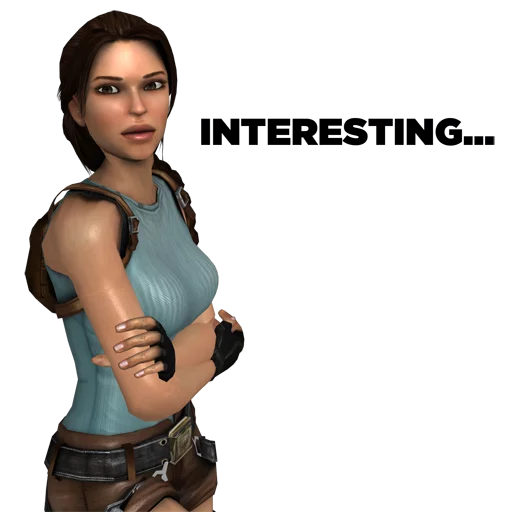 Telegram stiker «Tomb Raider Memes» 🌚