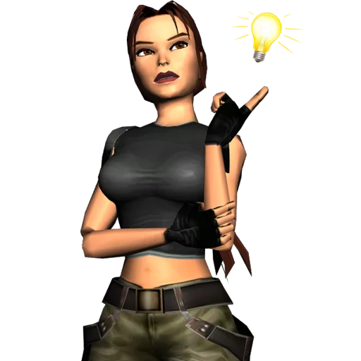 Telegram stiker «Tomb Raider Memes» 💫