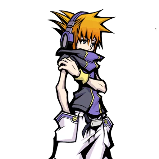 Telegram Sticker «The World Ends With You» 😒