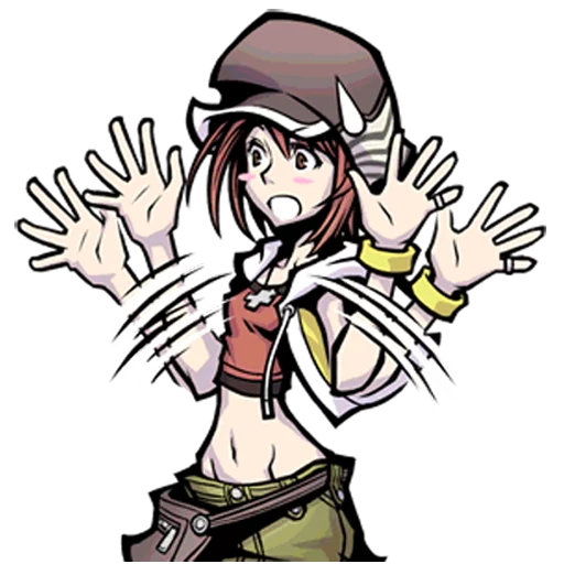 Telegram Sticker «The World Ends With You» 😳