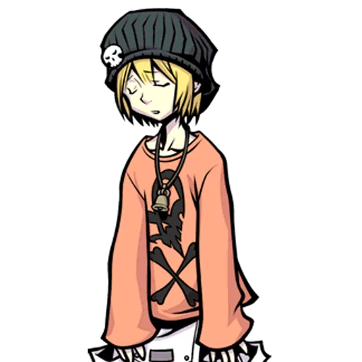 Telegram Sticker «The World Ends With You» 😔