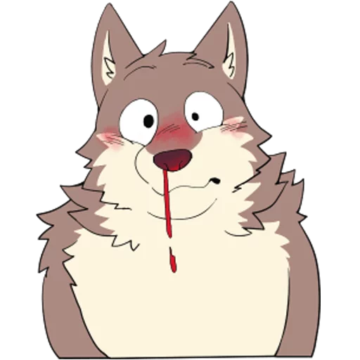 Eastern Timber Wolf emoji ☺️