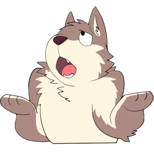 Eastern Timber Wolf emoji 🤔