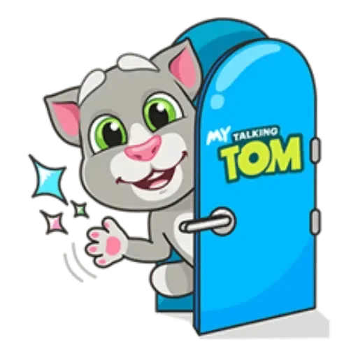 Стікер Telegram «Talking Tom» 👋