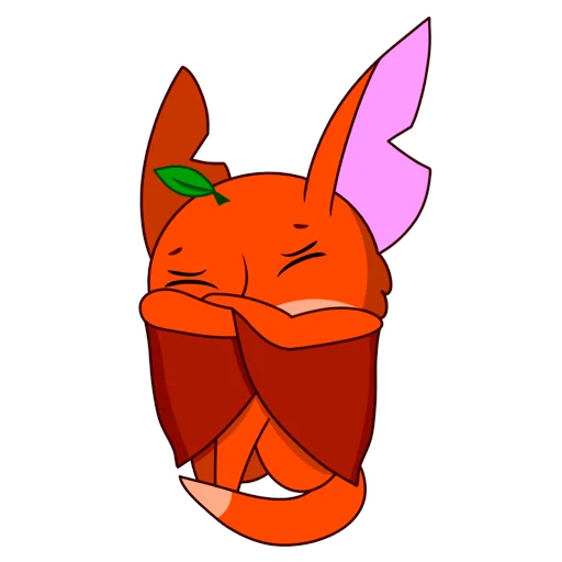 Tangerine emoji 😥