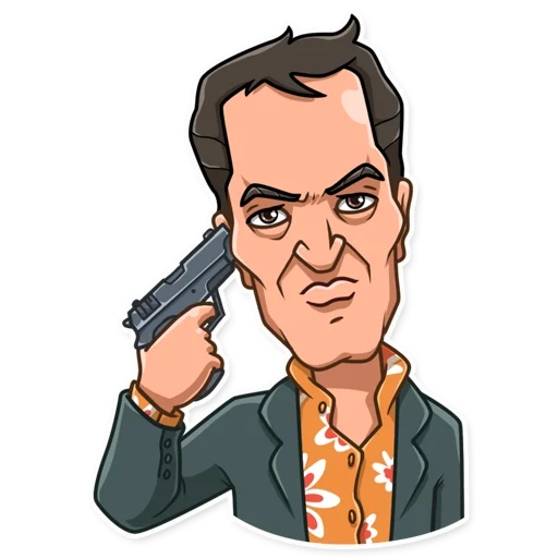 Стікер Telegram «Quentin Tarantino» 🔫